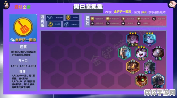 金铲铲之战黑白魔拉克丝阵容深度玩法解析