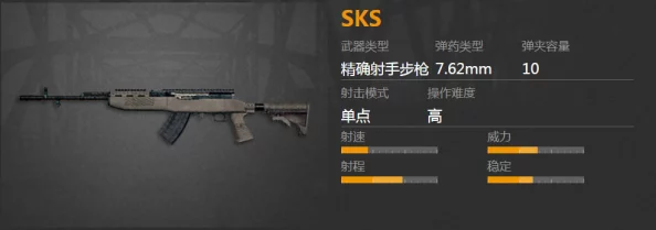 热门枪械深度解析，萤火突击SKS狙击步枪全面图鉴与性能评测