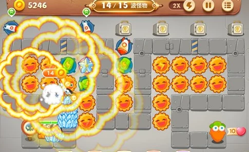 手游资讯，保卫萝卜3第六十一关通关攻略详解