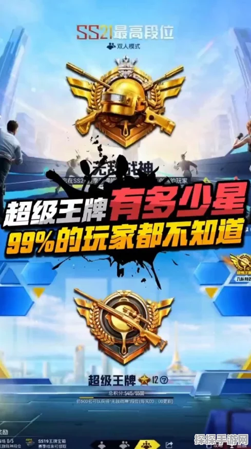 和平精英，王牌段位星星数量全面解析