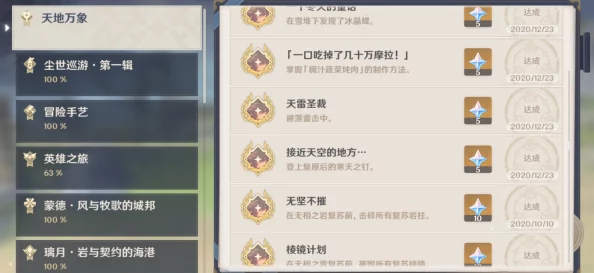 原神手游资讯，解锁天雷圣裁成就全攻略