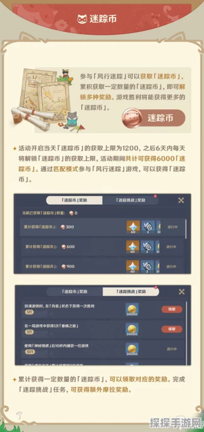 原神手游资讯，迷踪币获取全攻略