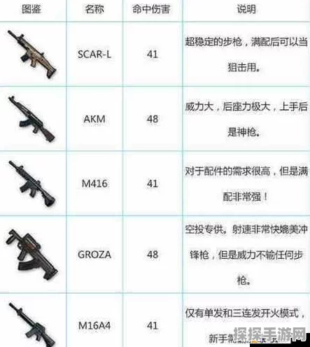 绝地求生手游，武器选择策略与最新资讯概览