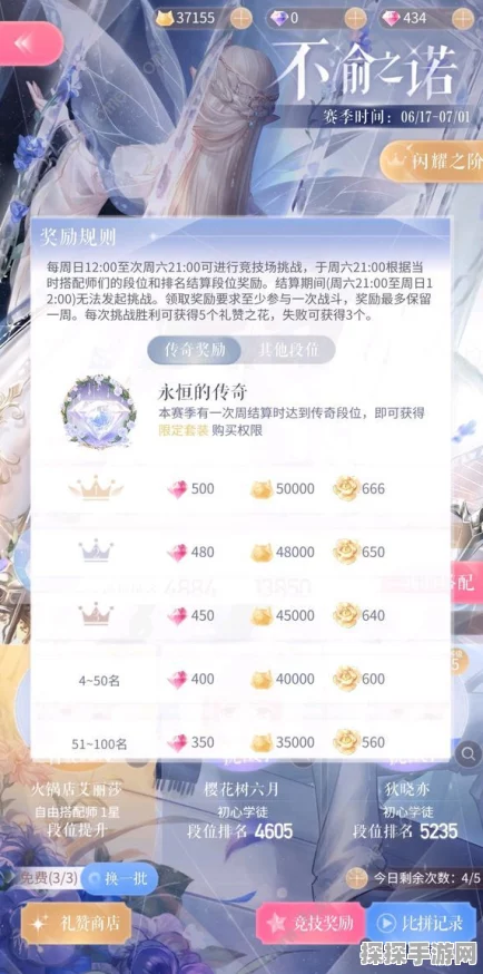 闪耀暖暖竞技场段位大揭秘，新手必读，高手进阶全攻略
