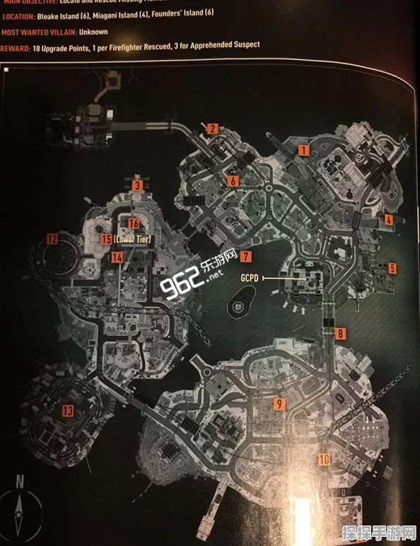 蝙蝠侠，阿甘骑士全消防员位置分布详解地图全景导览——助你轻松解锁隐藏成就