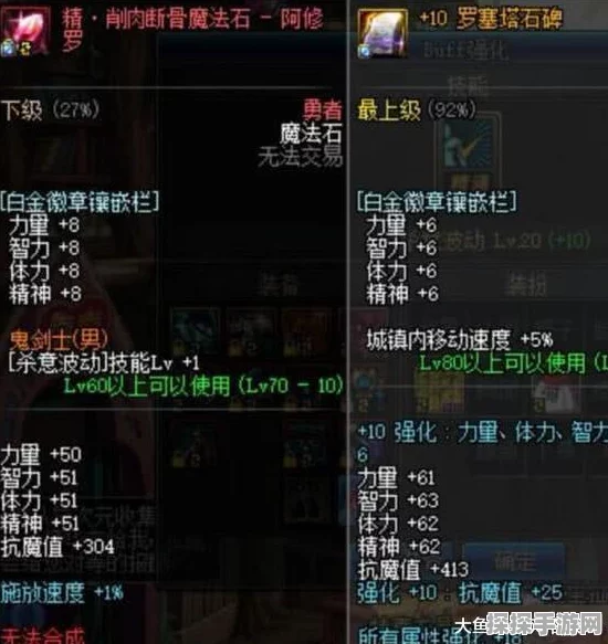 探索DNF中更强大的宝石Buff，解锁卓越与实用的增益效果