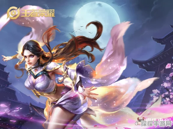 王者荣耀露娜细节图解析，月下无限连的魅力探索