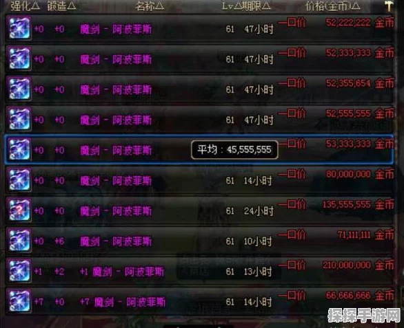 DNF手游史诗武器精选，打造你的专属战斗神器
