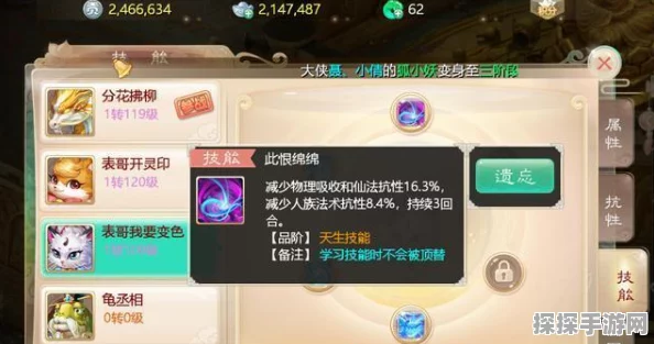 大话西游手游血宠技能搭配全攻略