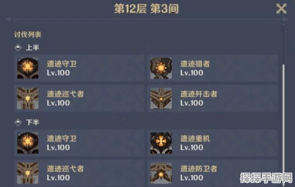 原神2.6版本深渊12层攻略详解，高效阵容搭配与战斗策略
