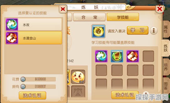 手游资讯，深入解析梦幻西游召唤兽认证机制及其作用
