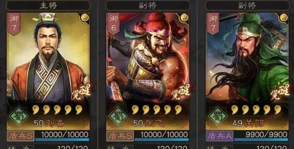 三国志战略版蜀盾阵容搭配全攻略