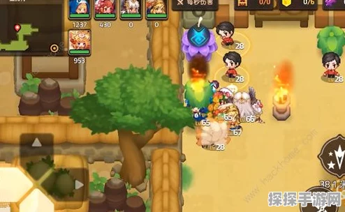 坎公骑冠剑猛虎村全收集攻略，揭秘隐藏紫币与黄碎片获取之道