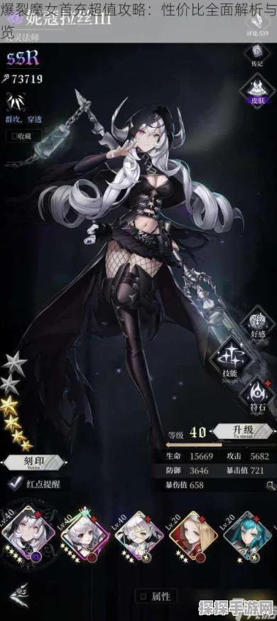 手游资讯，爆裂魔女卡莫角色深度解析与培养价值探讨