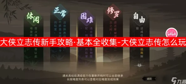 手游资讯，大侠立志传新手流派选择全攻略