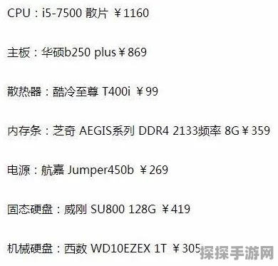 解限机1060能否畅玩手游？配置要求全解析