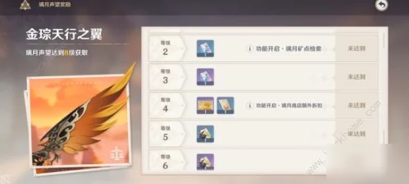 原神蒙德声望奖励全解析