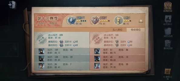 手游资讯，第五人格全新段位排行系统详解，助你攀登荣耀之巅