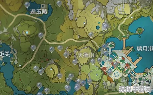 原神手游资讯，琉璃百合采集路线全解析，助你快速收集稀有材料