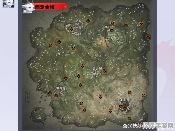 手游资讯，永劫无间火罗国金绿堆位置全解析