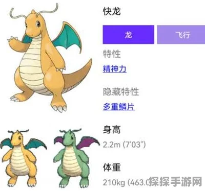快龙震撼登场！口袋妖怪终极属性技能对决全面解析