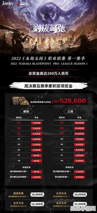 永劫无间手游，50级解锁排位赛，全新征程即将开启