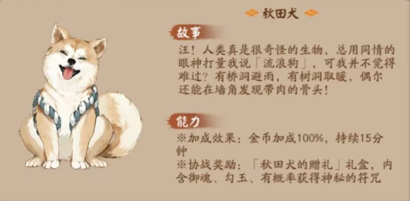阴阳师手游，秋田犬全解析及资源管理技巧