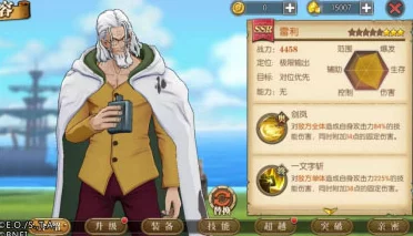 航海王燃烧意志雷利角色深度解析，技能与实战表现