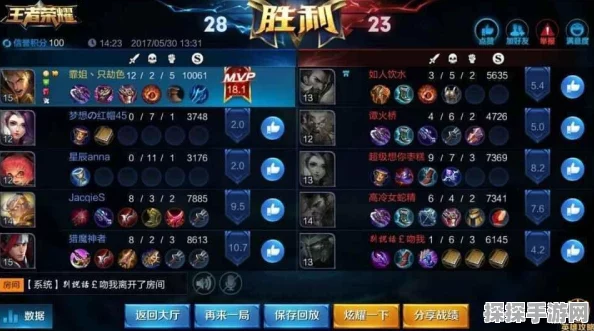 王者荣耀，如何高效查看排位表现分