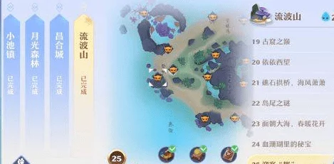 诛仙世界流波山不巧灵体全攻略，五大隐藏位置与高效收集技巧