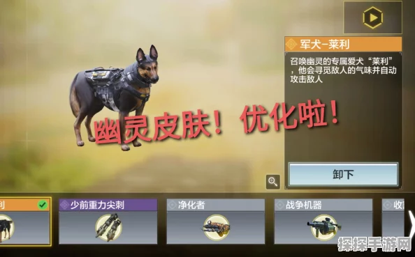 使命召唤手游新版本终极技能军犬装备指南