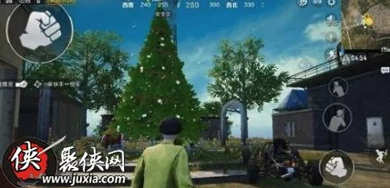 绝地求生刺激战场雪地圣诞树位置全揭秘