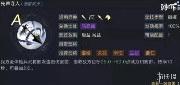 鸿图之下蜀枪队武将阵容搭配技巧与策略全面解析