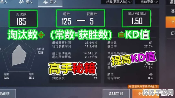 手游资讯，深入解析和平精英中的KD指标