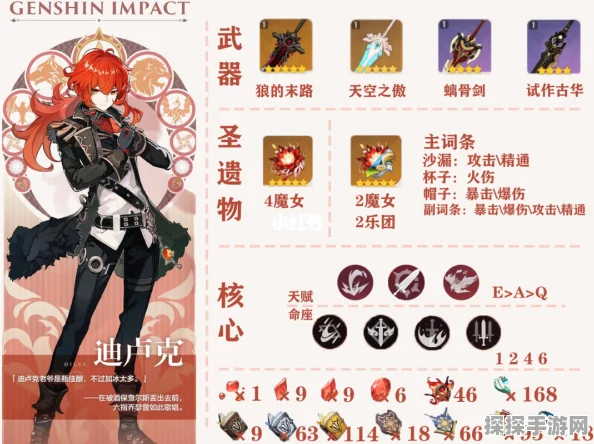 手游资讯，原神迪卢克4星武器选择指南