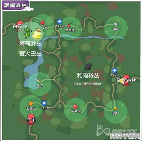 小森生活全地图材料分布位置详解