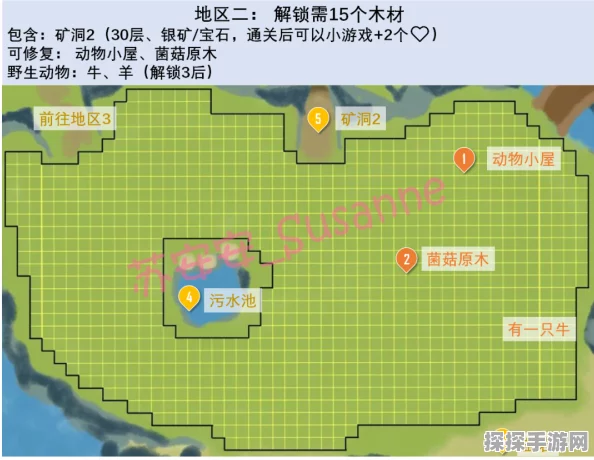 小森生活全地图材料分布位置详解