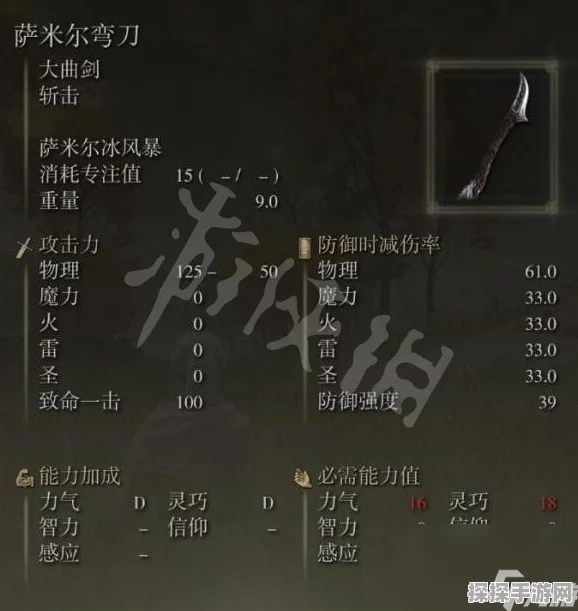 艾尔登法环萨米尔套装获取全攻略，揭秘冰封英雄的传奇装备