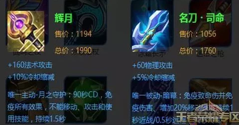 王者荣耀橘右京六神装最强配置揭秘