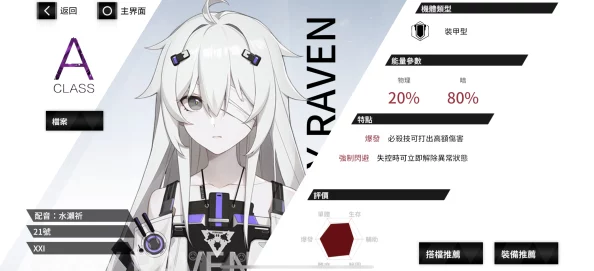手游资讯，战双帕弥什21号角色立绘及属性深度测评