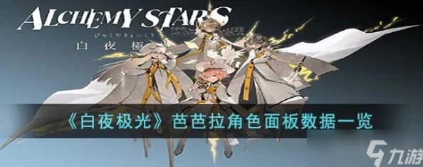 白夜极光芭芭拉角色深度解析，面板数据全览与实战应用