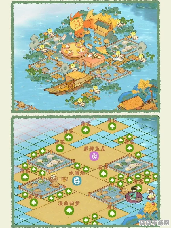 手游资讯，桃源深处有人家鱼塘罗坊布局攻略深度解析