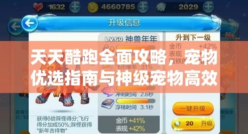 天天酷跑超神宠获取全攻略，解锁顶级宠物，驰骋酷跑世界