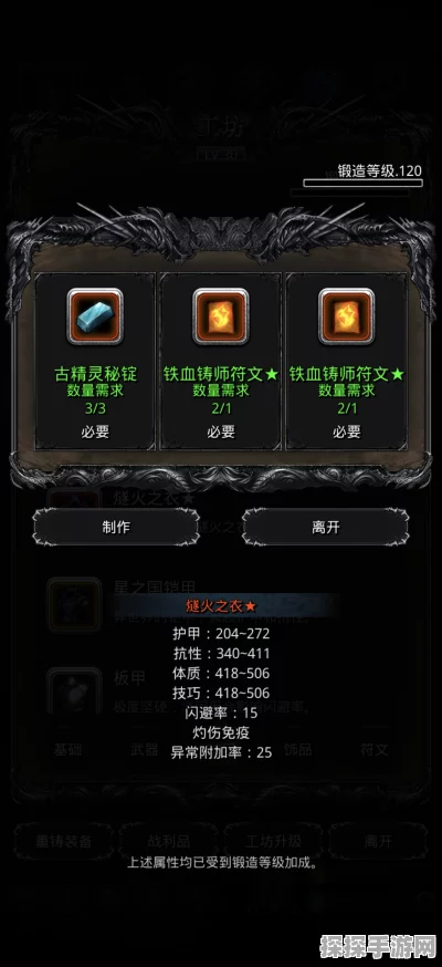手游资讯，地下城堡装备蓝图揭秘，探索未知宝藏与独特装备