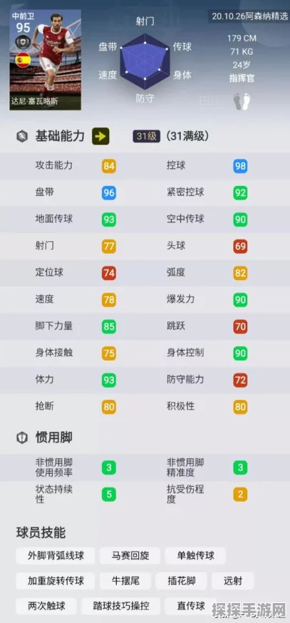 实况足球手游球员模型倾向详解，深度剖析球员特性与战术搭配